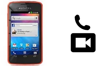 Faça chamadas de vídeo com um alcatel One Touch T'Pop