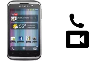 Faça chamadas de vídeo com um alcatel OT-991