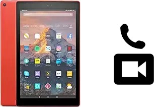 Faça chamadas de vídeo com um Amazon Fire HD 10 (2017)