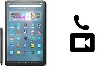 Faça chamadas de vídeo com um Amazon Fire Max 11