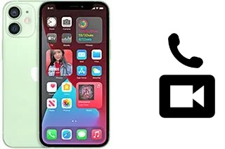 Faça chamadas de vídeo com um Apple iPhone 12 mini