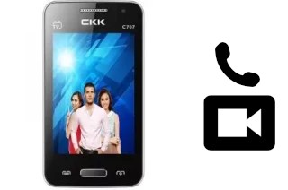 Faça chamadas de vídeo com um CKK-mobile CKK mobile C707