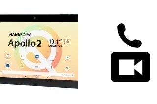 Faça chamadas de vídeo com um HANNspree Pad 10.1 Apollo 2