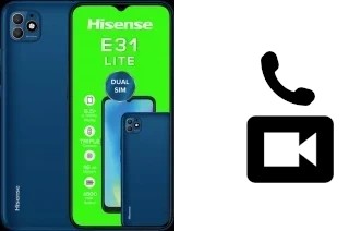 Faça chamadas de vídeo com um HiSense E31 LITE