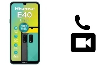 Faça chamadas de vídeo com um HiSense E40 LITE