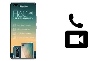 Faça chamadas de vídeo com um HiSense H60 5G