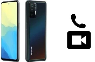 Faça chamadas de vídeo com um HiSense INFINITY H50S 5G