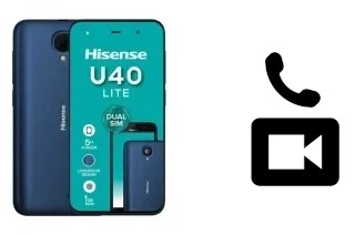 Faça chamadas de vídeo com um HiSense U40 Lite