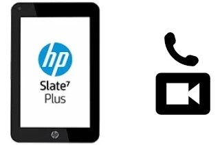 Faça chamadas de vídeo com um HP Slate7 Plus