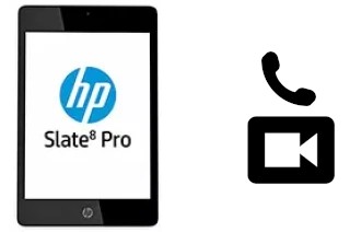 Faça chamadas de vídeo com um HP Slate8 Pro