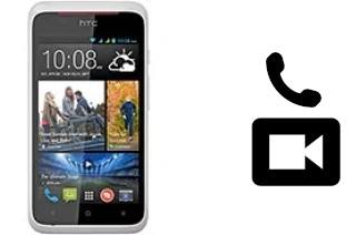 Faça chamadas de vídeo com um HTC Desire 210 dual sim