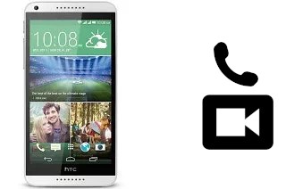 Faça chamadas de vídeo com um HTC Desire 816 dual sim