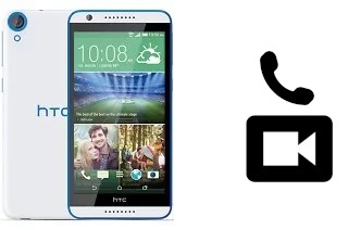 Faça chamadas de vídeo com um HTC Desire 820 dual sim