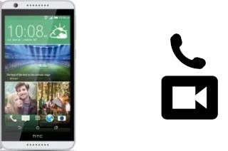 Faça chamadas de vídeo com um HTC Desire 820s