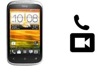 Faça chamadas de vídeo com um HTC Desire C