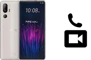 Faça chamadas de vídeo com um HTC U24 Pro