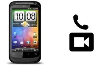 Faça chamadas de vídeo com um HTC Desire S