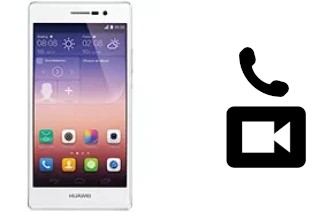 Faça chamadas de vídeo com um Huawei Ascend P7