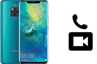 Faça chamadas de vídeo com um Huawei Mate 20 Pro