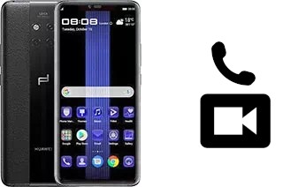 Faça chamadas de vídeo com um Huawei Mate 20 RS Porsche Design