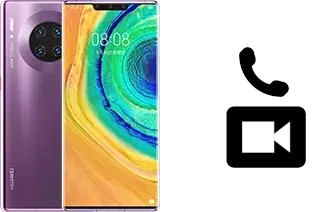 Faça chamadas de vídeo com um Huawei Mate 30 Pro