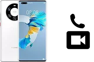 Faça chamadas de vídeo com um Huawei Mate 40 Pro+