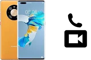 Faça chamadas de vídeo com um Huawei Mate 40 Pro