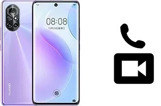 Faça chamadas de vídeo com um Huawei nova 8 5G