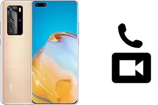 Faça chamadas de vídeo com um Huawei P40 Pro