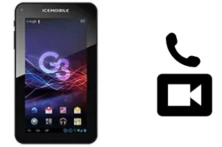 Faça chamadas de vídeo com um Icemobile G3