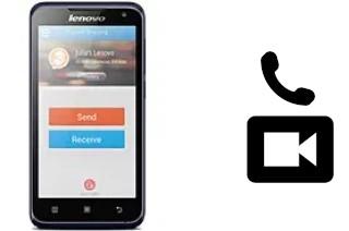 Faça chamadas de vídeo com um Lenovo A526