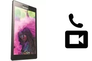 Faça chamadas de vídeo com um Lenovo Tab 2 A7-10