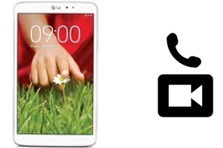 Faça chamadas de vídeo com um LG G Pad 8.3