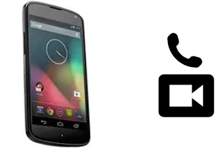 Faça chamadas de vídeo com um LG Nexus 4 E960