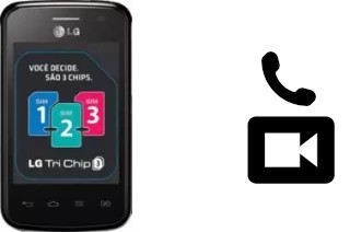 Faça chamadas de vídeo com um LG Optimus L1 II Tri