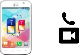 Faça chamadas de vídeo com um LG Optimus L4 II Dual