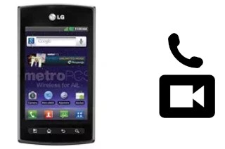 Faça chamadas de vídeo com um LG Optimus M+ MS695