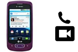 Faça chamadas de vídeo com um LG Optimus T