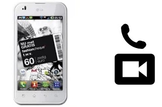 Faça chamadas de vídeo com um LG Optimus Black (White version)