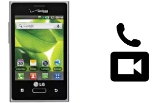 Faça chamadas de vídeo com um LG Optimus Zone VS410