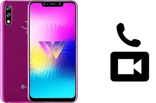 Faça chamadas de vídeo com um LG W10