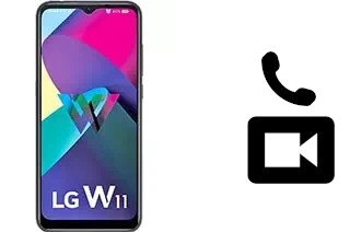 Faça chamadas de vídeo com um LG W11