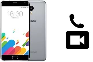 Faça chamadas de vídeo com um Meizu M1 Metal