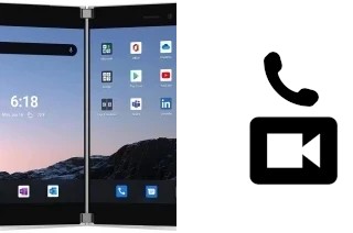 Faça chamadas de vídeo com um Microsoft Surface Duo