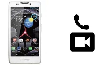 Faça chamadas de vídeo com um Motorola DROID RAZR HD