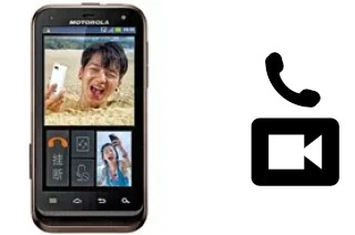 Faça chamadas de vídeo com um Motorola DEFY XT535