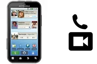 Faça chamadas de vídeo com um Motorola DEFY