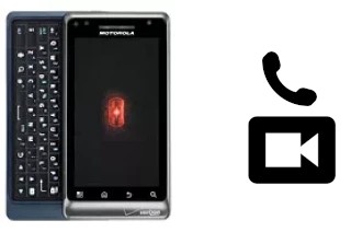 Faça chamadas de vídeo com um Motorola DROID 2