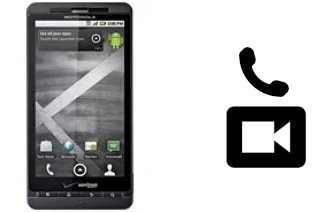 Faça chamadas de vídeo com um Motorola DROID X