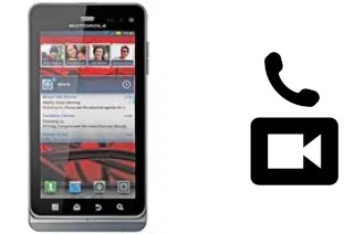 Faça chamadas de vídeo com um Motorola MILESTONE 3 XT860